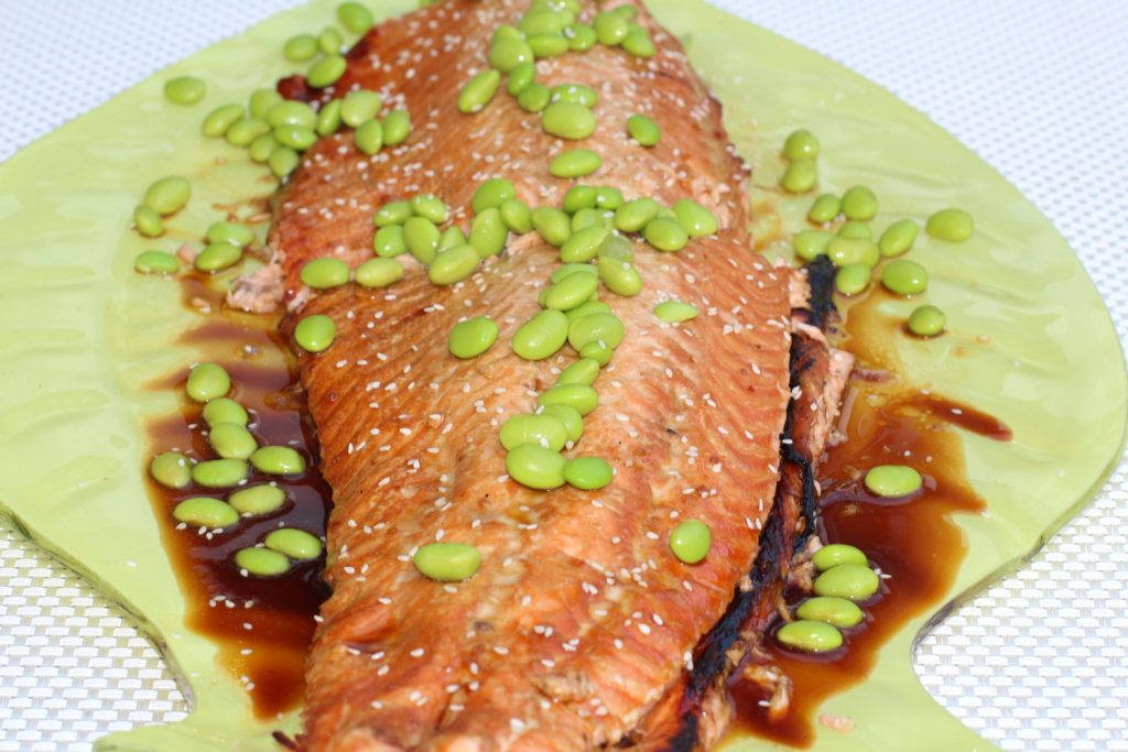 Tamari Salmon With Edamame