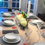 Modern Holiday Table Setting