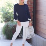 Navy and White outfit