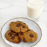 Flourless Peanut Butter Chocolate Chip Cookies.