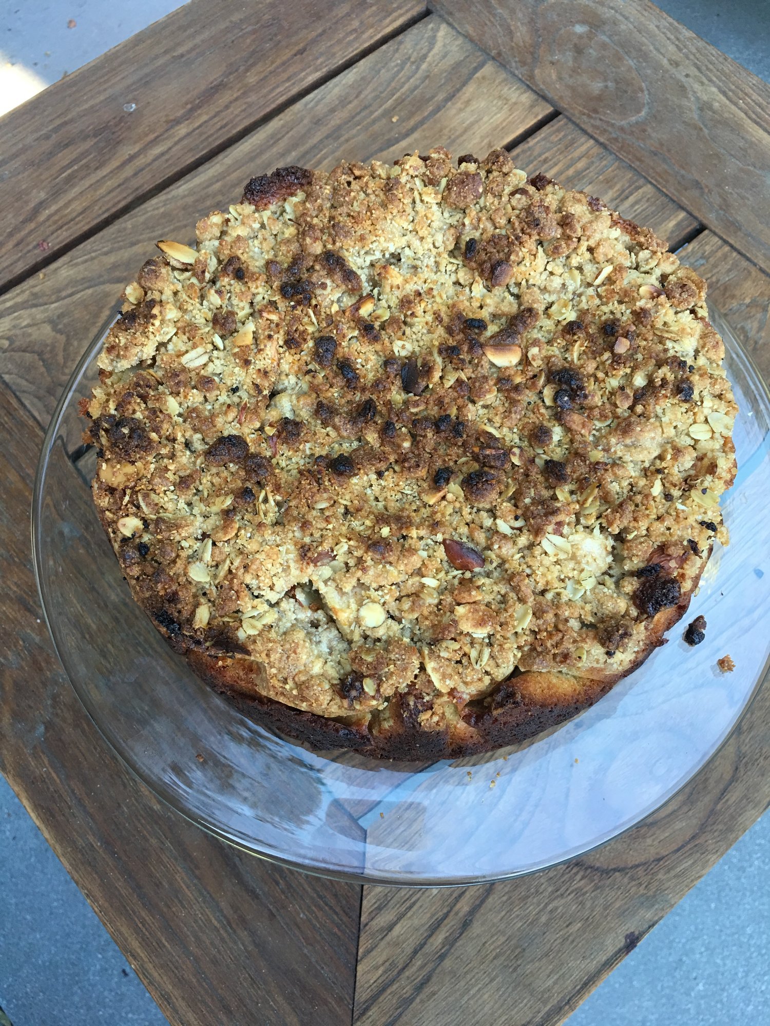 Pear Whole Wheat Crumb Cake