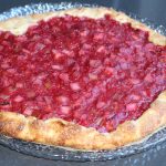 Raspberry and Rhubarb Crostata