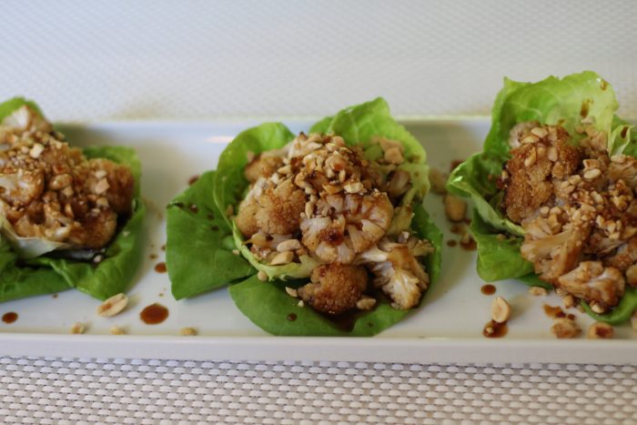 Asian Cauliflower Lettuce Cups.