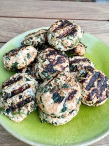 Chicken Spinach Burgers