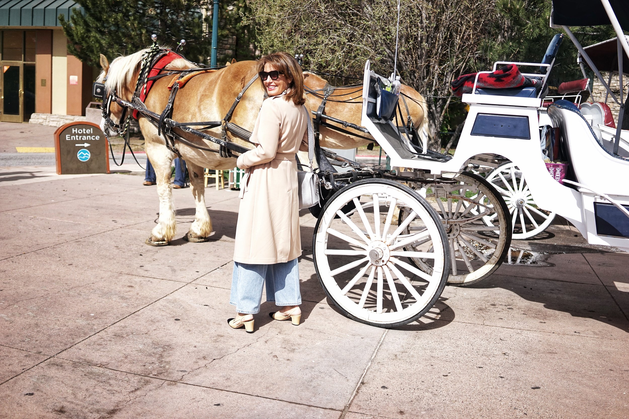 Theory Trench Coat and T- shirt, Marc Jacobs Jeans, Chanel Shoes, Earrings from Earth's Spirits, Fendi Bag, Celine Sunnies.