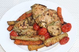 Pesto Chicken with Vegetables