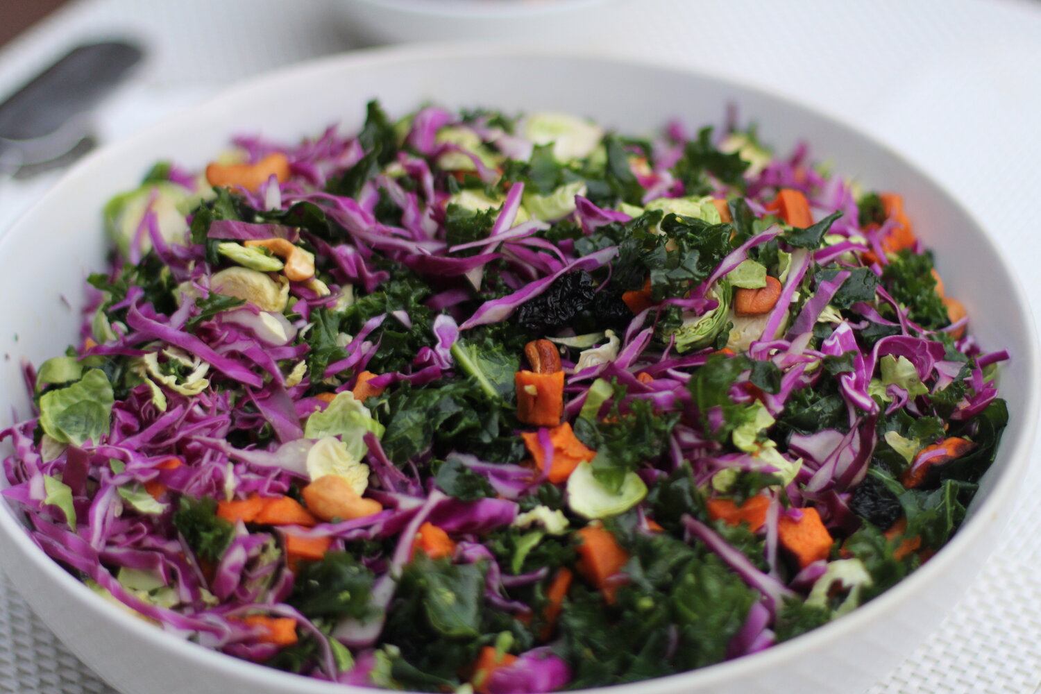 Rainbow Crunch Paleo Salad.