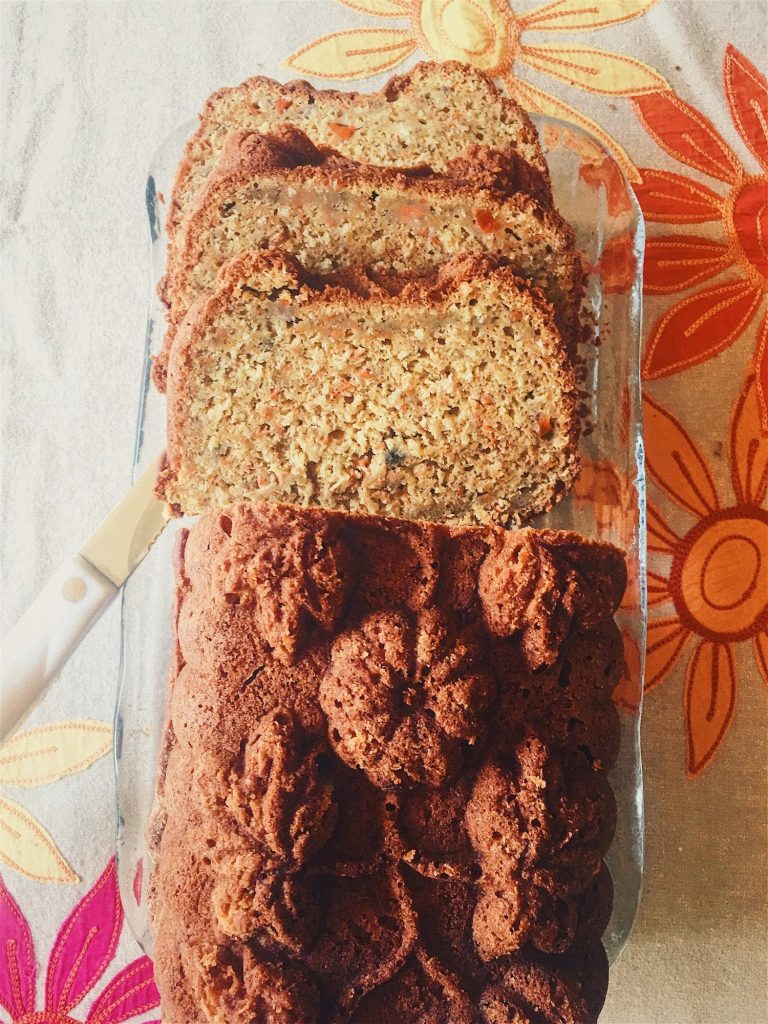 Carrot Coconut Bread Loaf Recipe