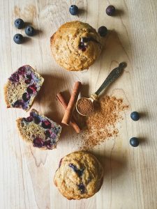 Fat-Free Blueberry Bran Muffin