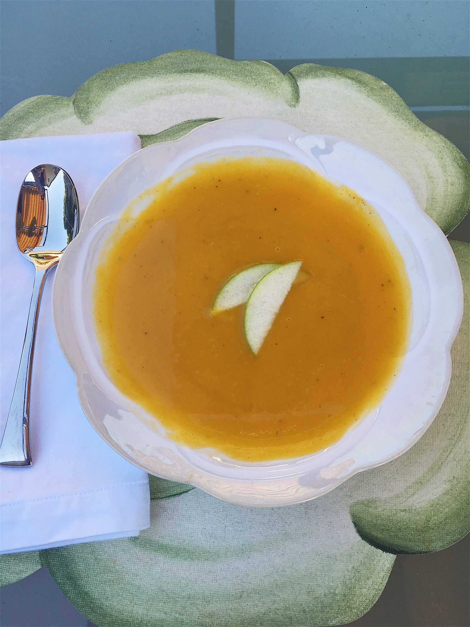 Curried Apple-Butternut Squash Soup