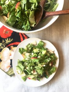 Mixed Greens with Apple, and Cider Vinaigrette