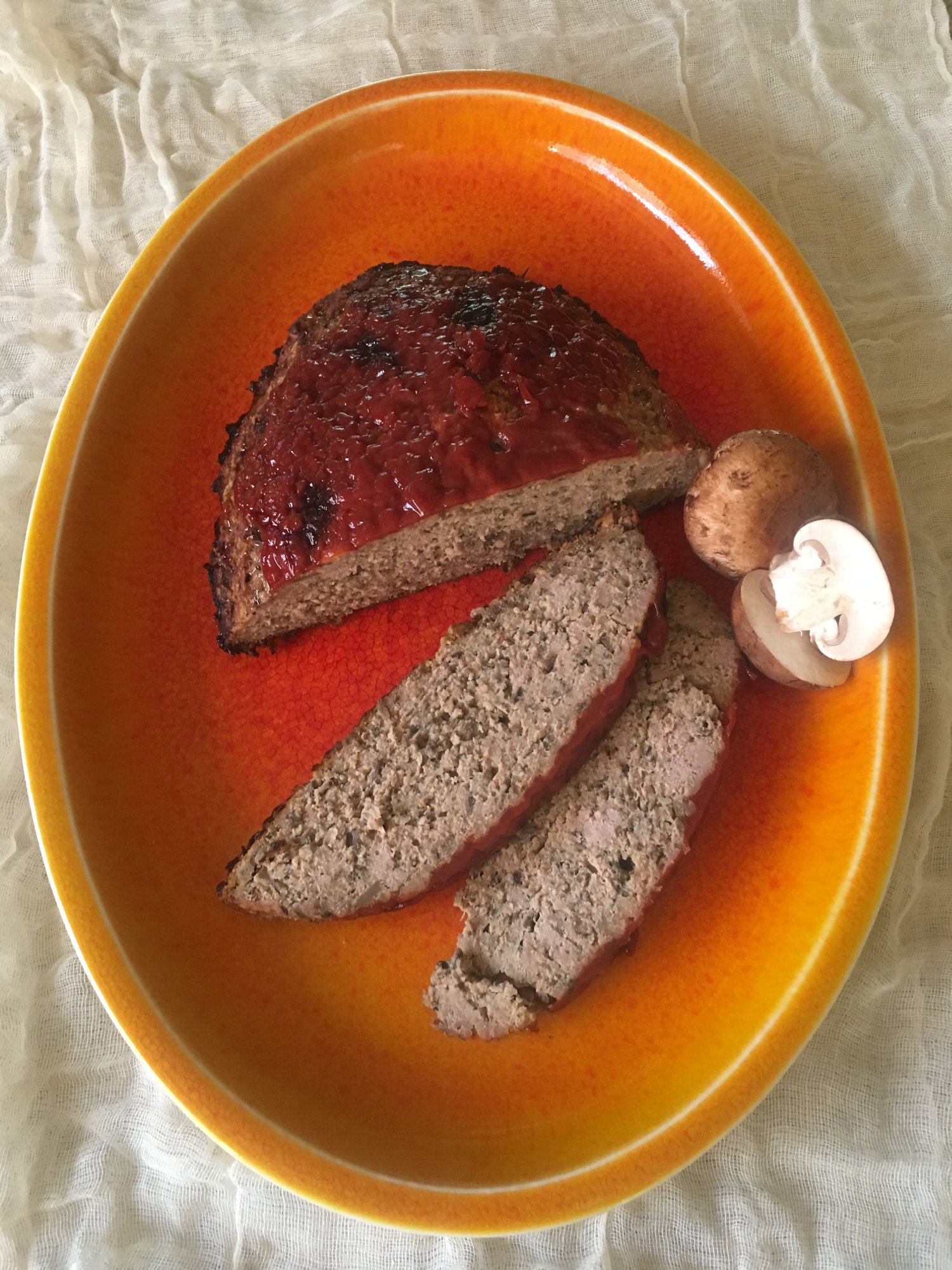 Mushroom Turkey Meatloaf Recipe