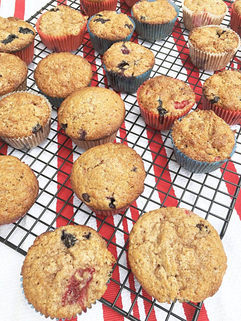 Tri-Berry Muffins