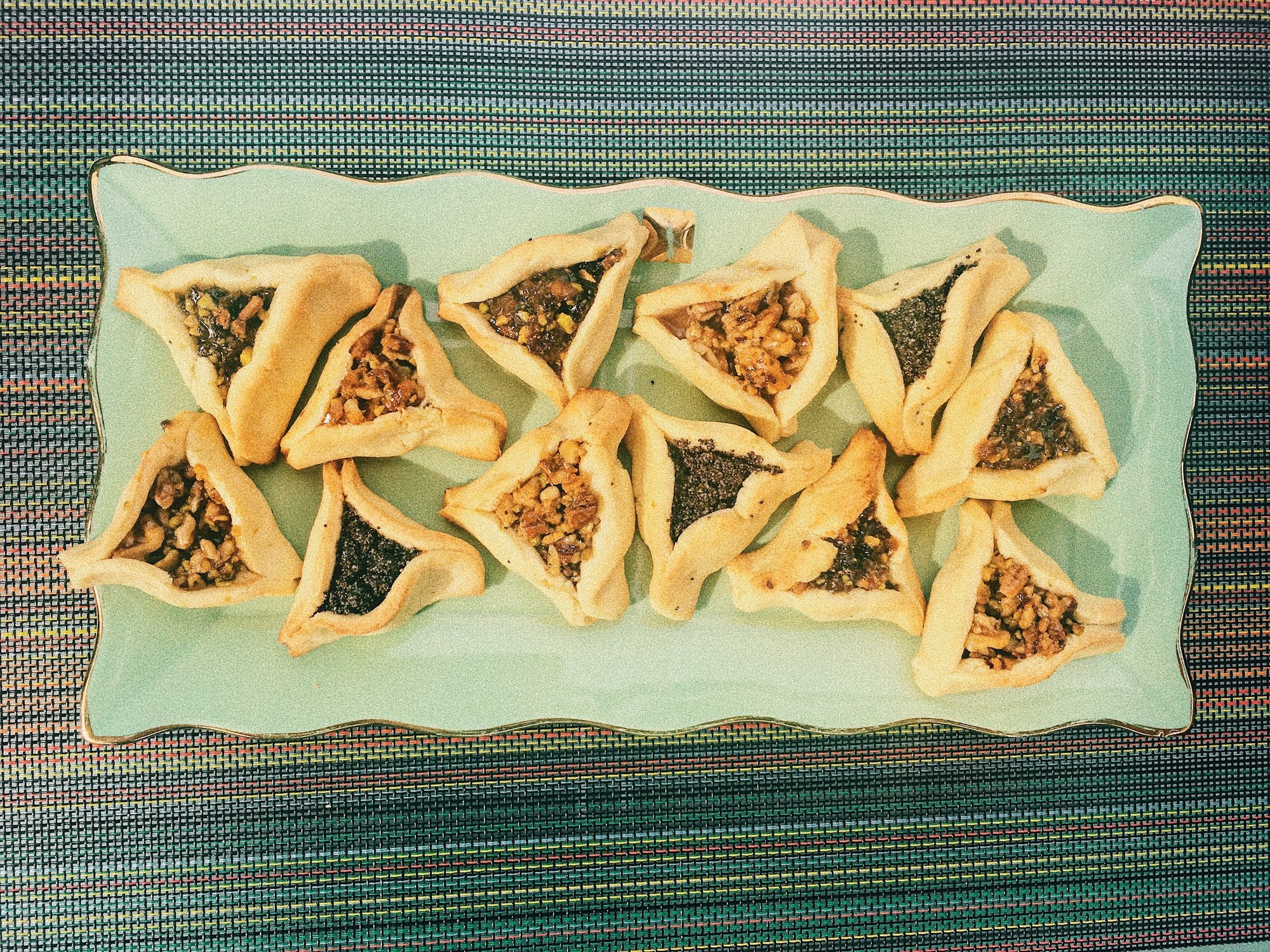 Hamantaschen with Three Fillings.
