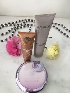 SISLEY PHYTO TOUCH GEL BRONZER, LAURA MERCIER TINTED MOISTURIZER, TATCHA THE SILK CANVAS