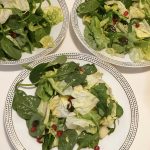 Green Salad with Honey Leek Vinaigrette.