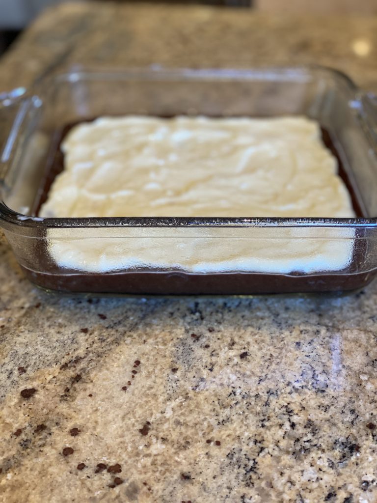 Oreo Cookie Topped Cheesecake Brownies