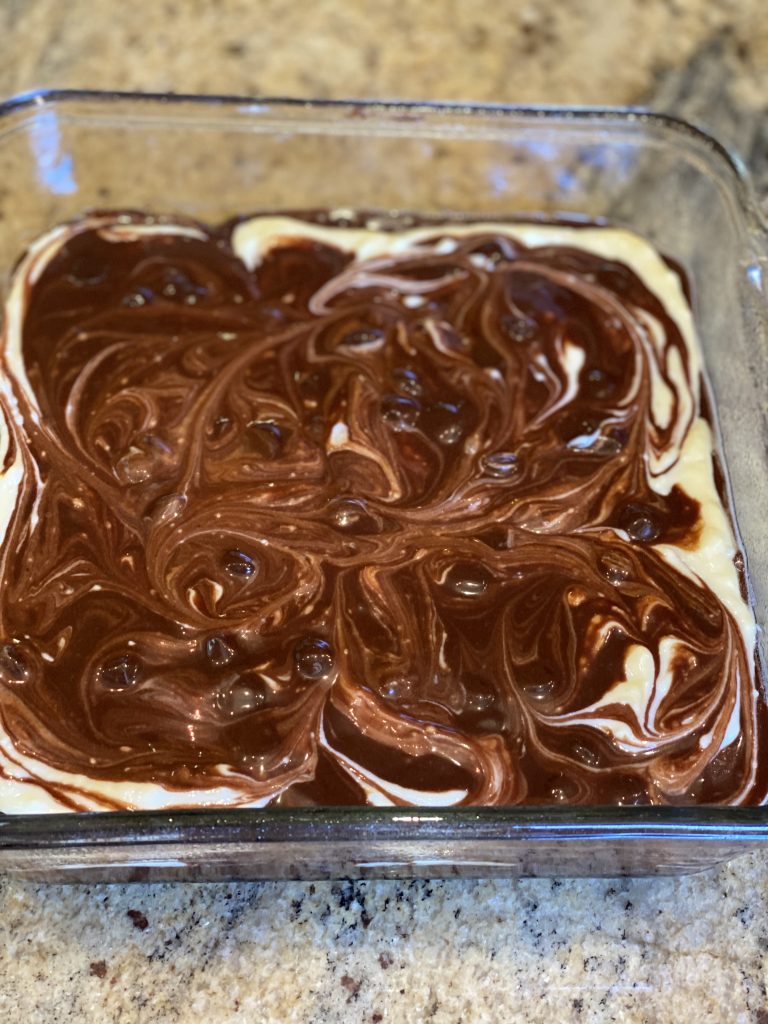 Oreo Cookie Topped Cheesecake Brownies