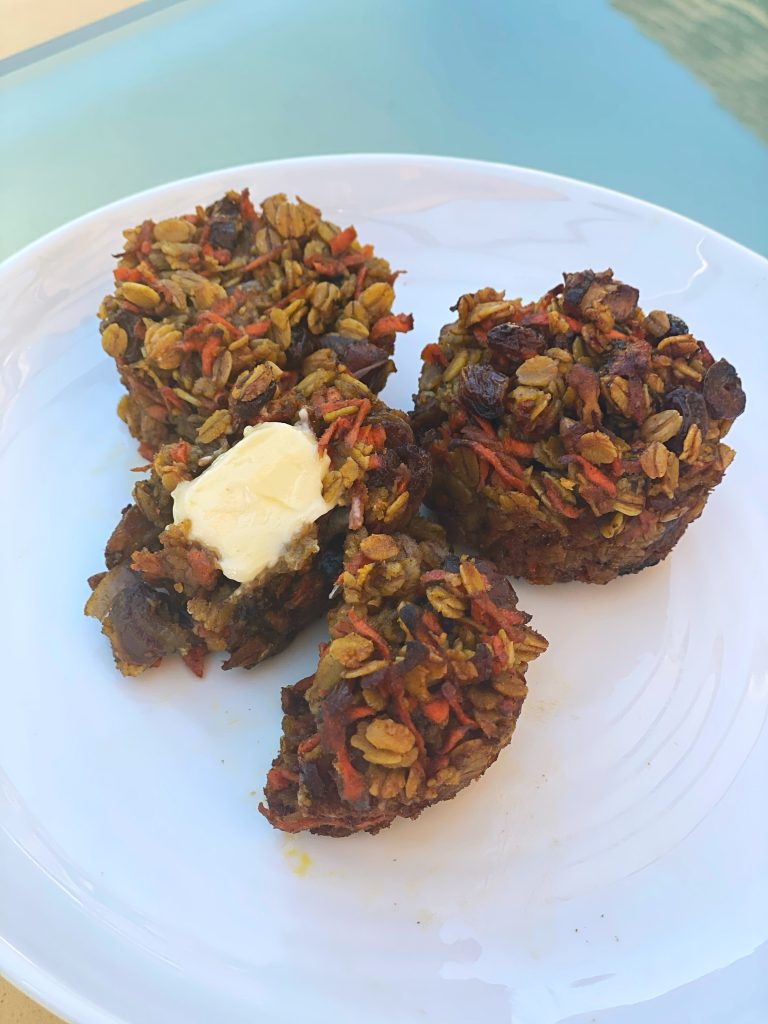 Healthy Carrot Date Muffins!